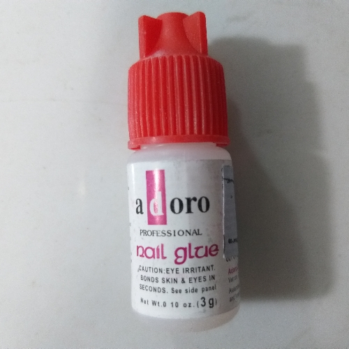 Pegante de uñas adoro económico rojo KP 2905
