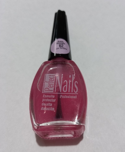 Base endurecedora rosada de uñas Nails