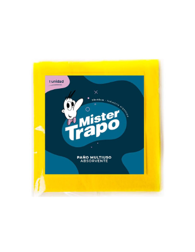 PAÑO AMARILLO 38X40 CM- MISTER TRAPO