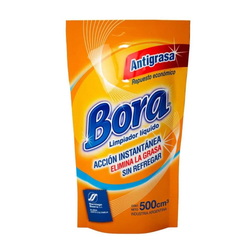Limpiador Antigrasa Bora Doy Pack x500cc