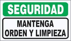 Seguridad- Mantenga orden y limpieza