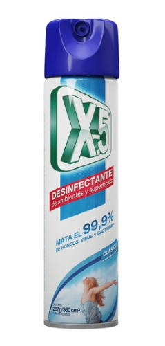 Desinfectante de ambiente en aerosol x360cc-clasico- X5