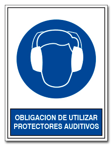 OBLIGACION DE USAR PROTECTOR AUDITIVO GRANDE
