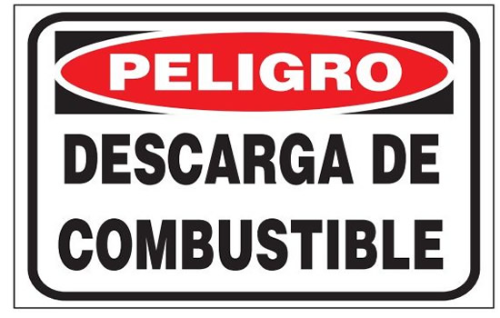 Peligro- descarga de combustible