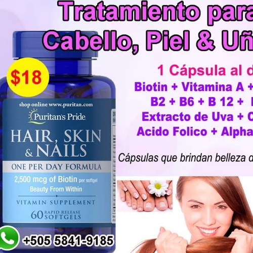 Colágeno Hair Skin and Nail One por Día 60 Tabletas