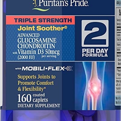Glucosamina + Chondroitin + MSM + D3 Frasco de 160 Tab