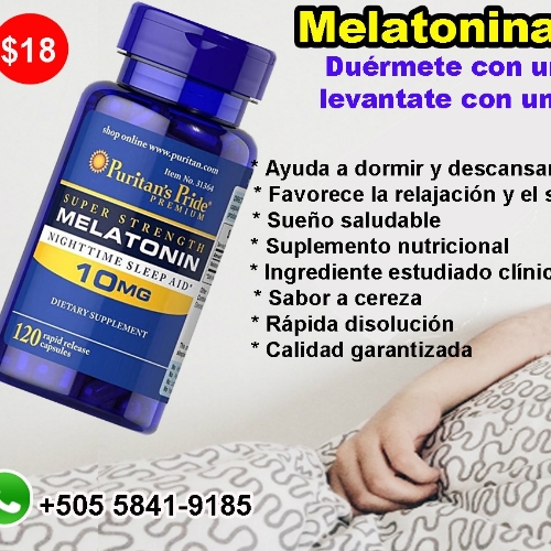 Melatonina 10mg 120 Cápsulas