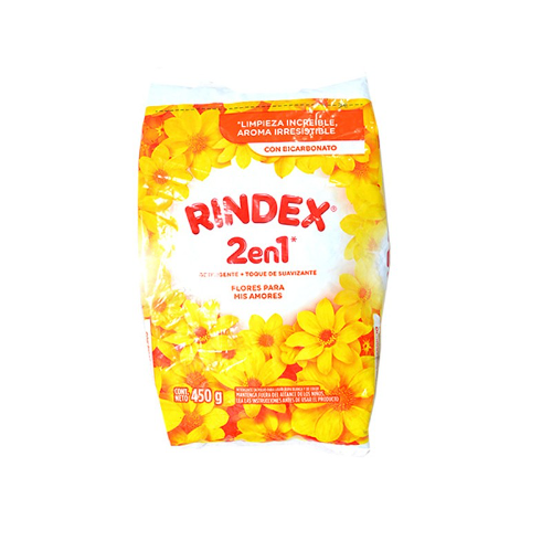 Detergente Rindex Flores x 450 gr