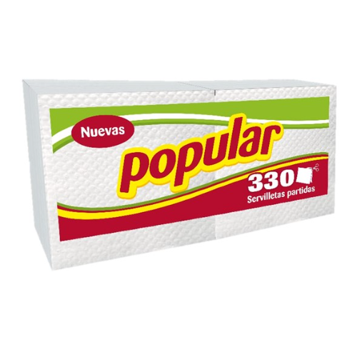 Servilleta Popular Partida Paquete x 330 Un