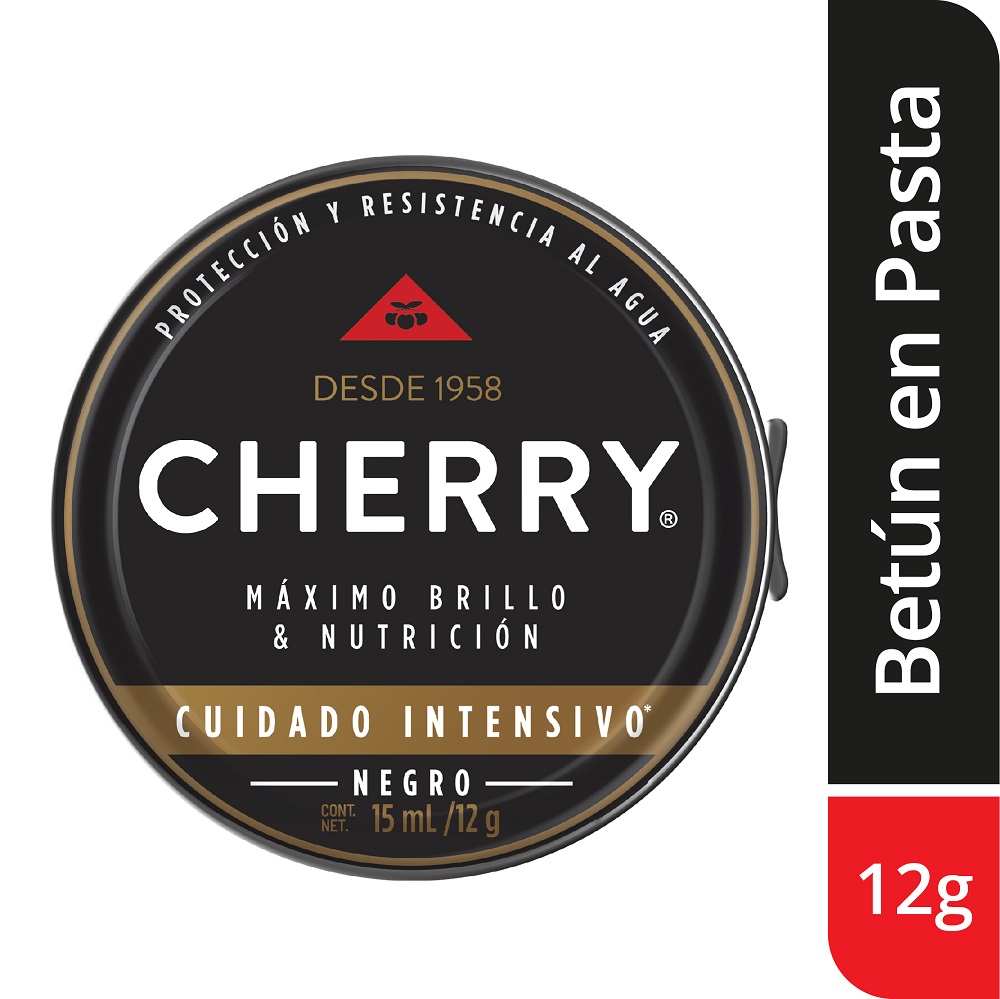 Betún Cherry #1 Negro Lata x 12 gr