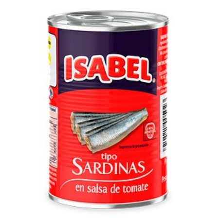 Sardina Isabel En Tomate x 155 gr