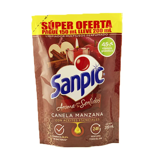 Sanpic Canela Manzana x 200 ml