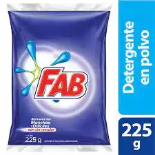 Detergente Fab En Polvo 225gr