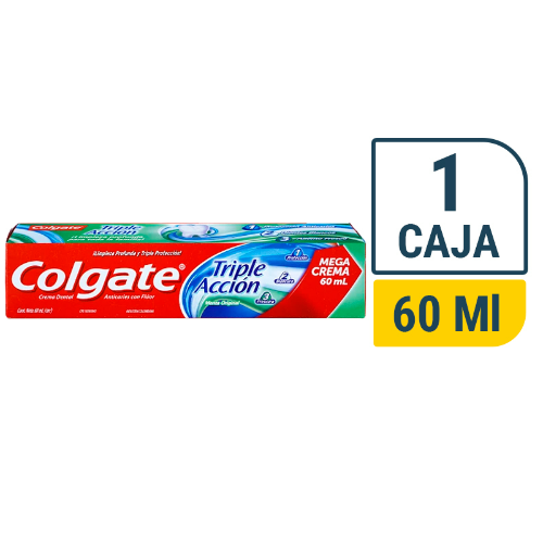 Crema Dental Colgate Triple Acción 60 ml