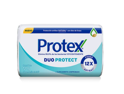 Jabón Corporal Protex Duoprotect Barra x 120 gr