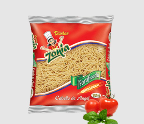 Pasta Zonia Cabello De Ángel Paquete x 250 gr