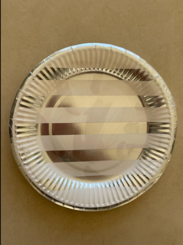 Plato Rayas Plata x 10 u
