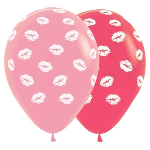 Globos Besos 12" x 12 u