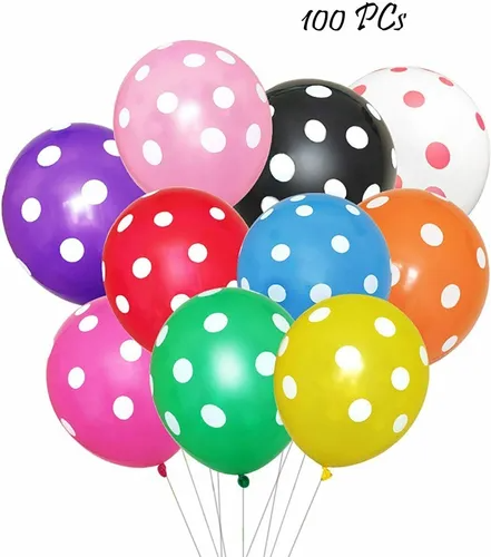 Globos Lunares Surtidos 12" x 12