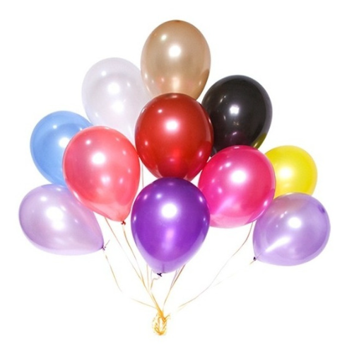 Globos Perlados Lisos Surtidos 12" x 25 u