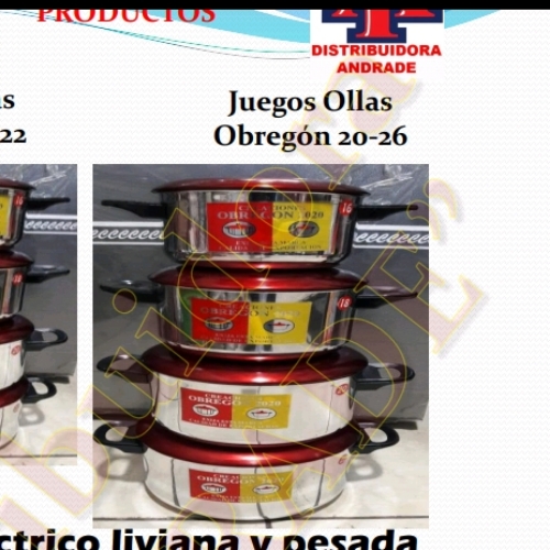 JUEGO DE OLLAS GUISERAS 20/26 PESADA - ADEX