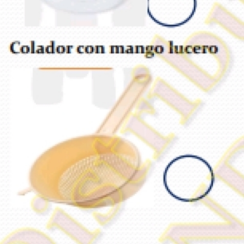 DOC COLADOR PLÁSTICO LUCERO C/ MANGO SUMAC