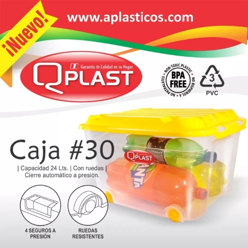 CAJA #35 ORGANIZADORA C/R QPLAST