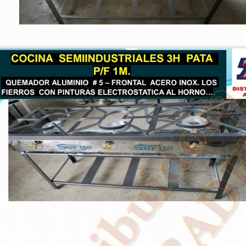 COCINA 1 M 3H P/F Q5 PATA-ESTANDAR