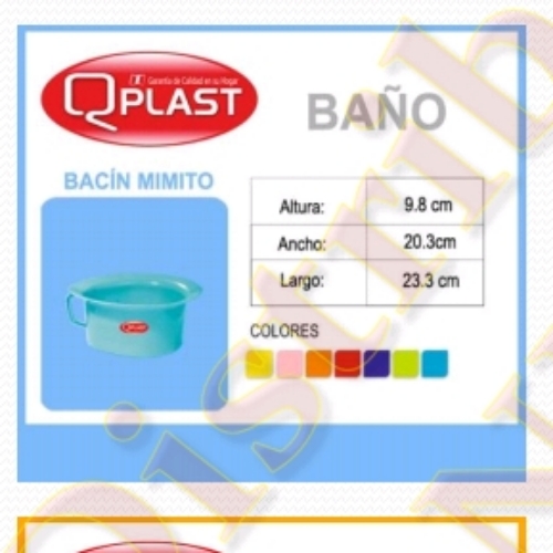 BACIN CHICO QPLAST