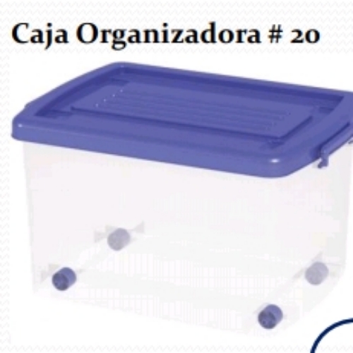 CAJA #20 ORGANIZADORA C/RUEDA TRANS URPI