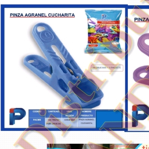 BOLSAS DE PINZA CUCHARITA A GRANEL INDECOEL