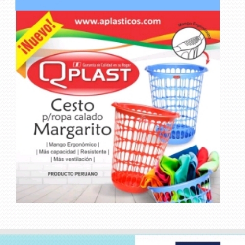 CESTO REDONDO MARGARITO QPLAST