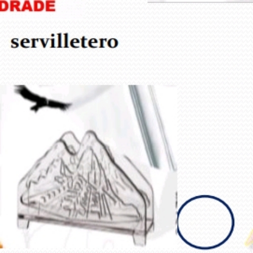 SERVILLETERO ACRILICO  MACHU PICHU SUMAC