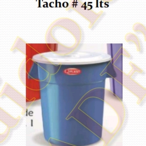 TACHOS 40 LTS QPLAST