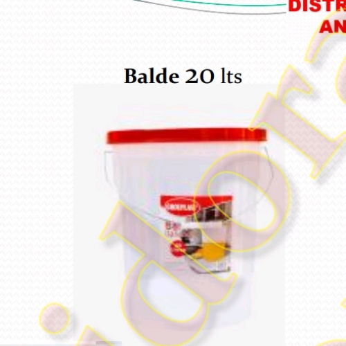 BALDE 20 L C/TAPA - GROUPLAST