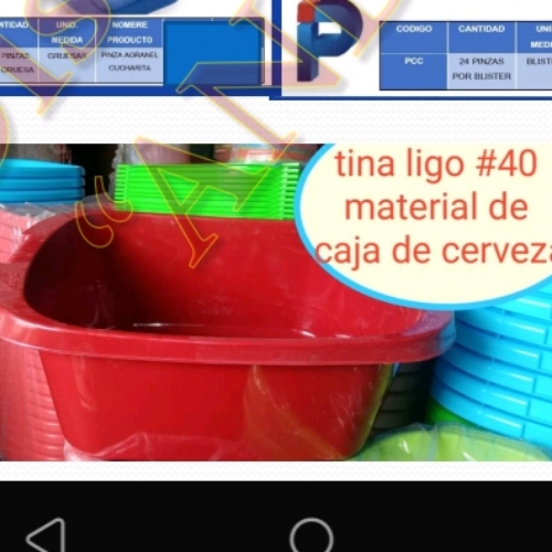 TINAS LIGO #40 (CAJA DE CERVEZA)