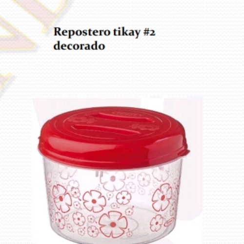 REPOSTERO TIKAY #2 -  2.8 KL DECORADO SUMAC