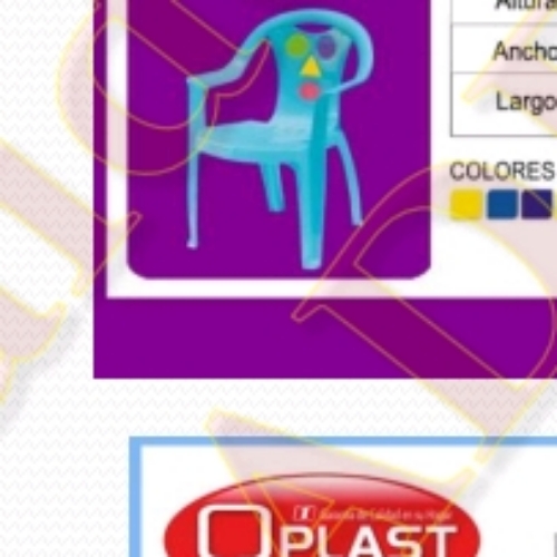 SILLA DE NIÑOS OREJITAS QPLAST