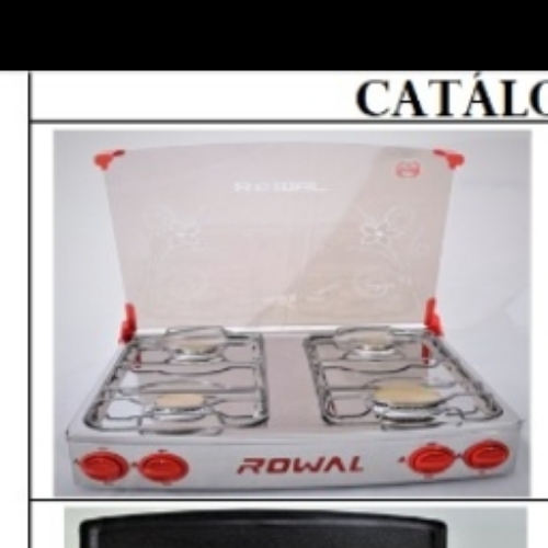 COCINA ACERO 4H ACERO C/T LORENA MUEBLE - ROWAL
