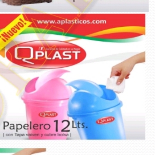 PAPELERO REDONDO #12 QPLAST
