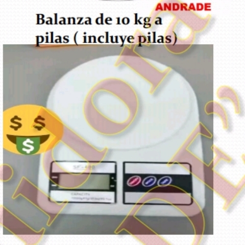 BALANZA DIGITAL A PILA IMPORT