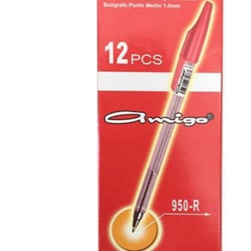 BOLIGRAFO P/METAL ROJO AMIG