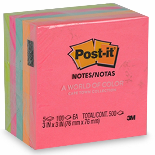 Postit Note 3x35Col.Neon