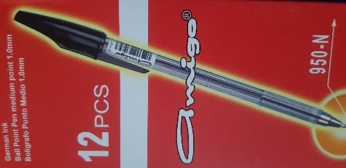 BOLIGRAFO P/METAL NGRO AMIG