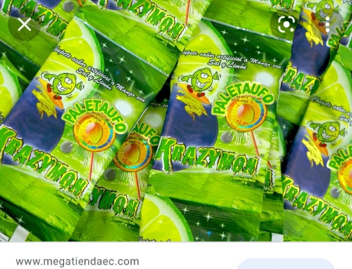 Paleta ufo de limón