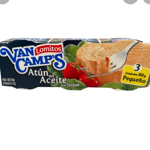 Atún Van Camps tripac 80g