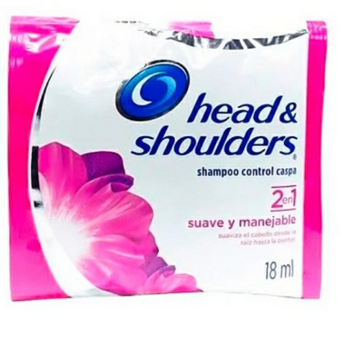 Heade shoulders shampoo suave y manejable 15 ml