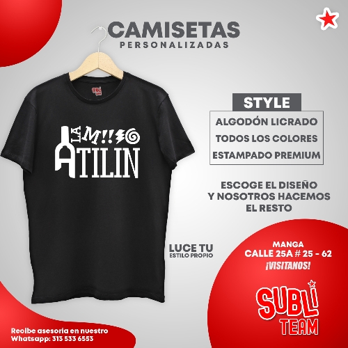 Camiseta Algodón Licrado