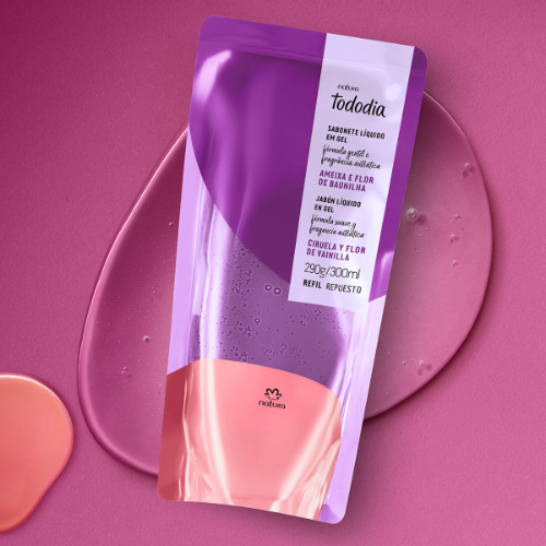 REFIL JABÓN LÍQUIDO AMEIXA E FLOR DE BAUNILHA - 300ml