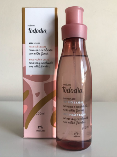 Body splash-Colonia Noz peca e cacau -200ml
